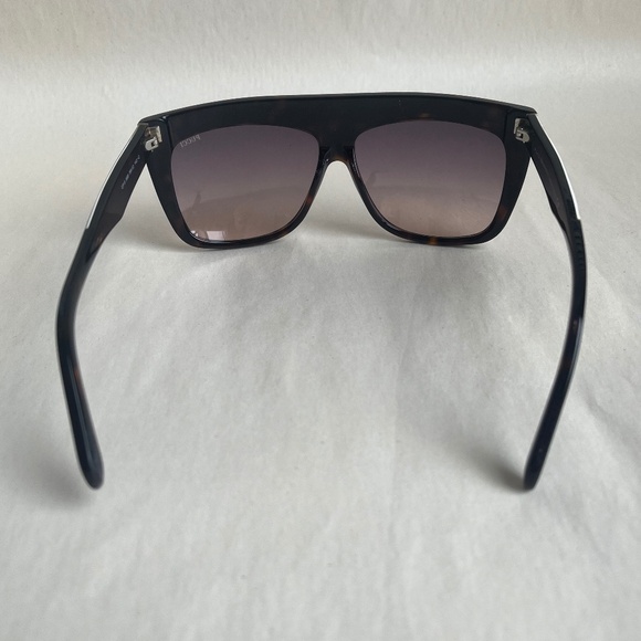 Emilio Pucci EP0008 Italy Shield Sunglasses Havana Gradient Smoke Abstract Print - Picture 5 of 14